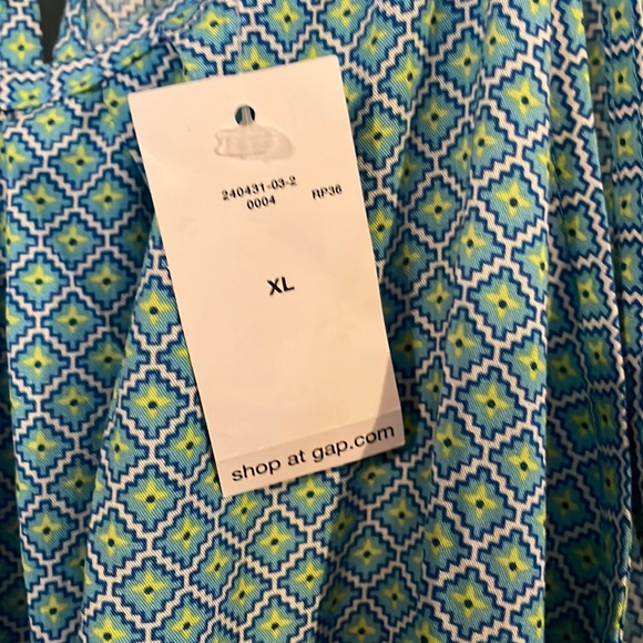 NWT GAP Blue Patterned Romper - Picture 2 of 7